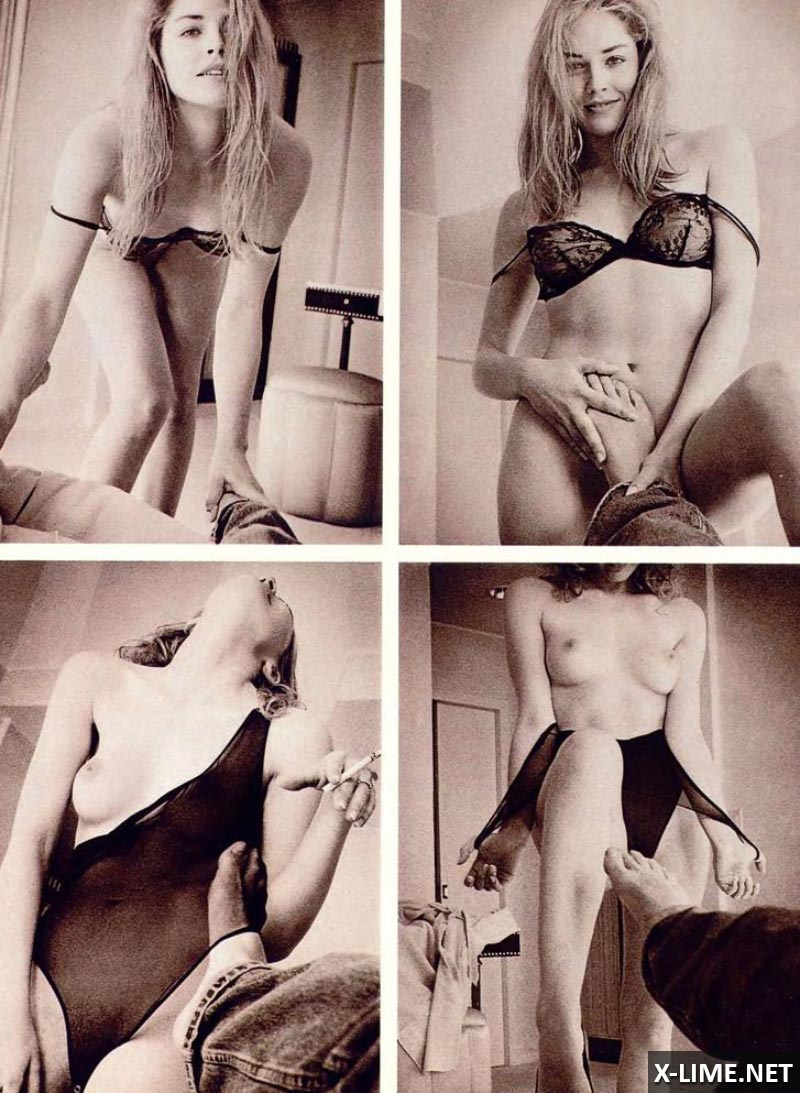 Голая Шерон Стоун в эротической фотосессии PLAYBOY